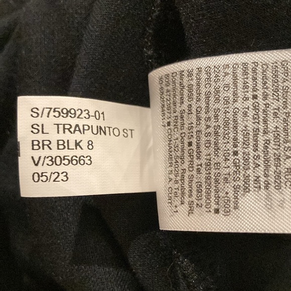 Banana republic black sleeveless mock turtleneck dress, size XS - Picture 4 of 7